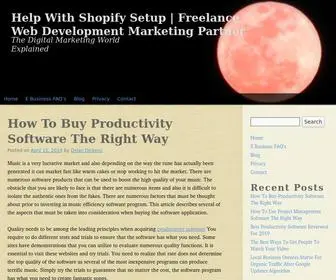 Ebusiness-Insights.com(Help With Shopify Setup) Screenshot