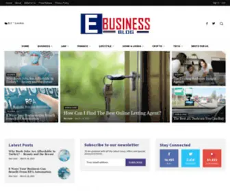 Ebusinessblog.co.uk(EBusiness Blog) Screenshot