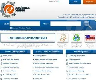 Ebusinesspages.com(EBusiness Pages) Screenshot