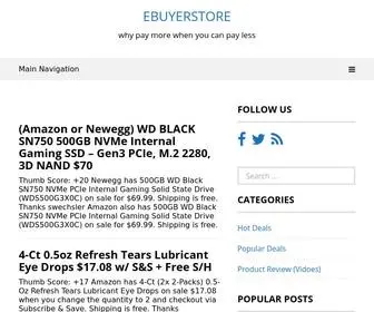 Ebuyerstore.com(Why pay more when you can pay less) Screenshot