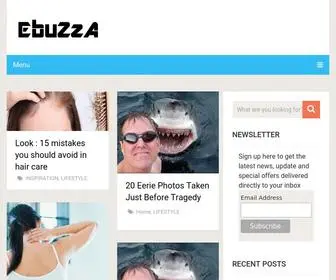 Ebuzza.com(Ebuzza is positive thinking self help community website with topics on inspiration) Screenshot