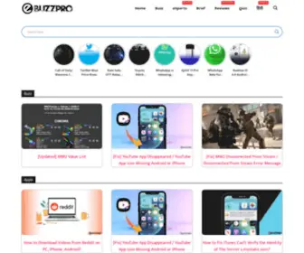Ebuzzpro.com(Tech News) Screenshot