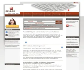 EBVZ.de(EBVZ Branchenverzeichnis Branchenbuch Google Web Verzeichnis Firmen Firmensuche) Screenshot