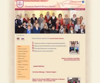 Ebwu.org(European Baptist Women United) Screenshot