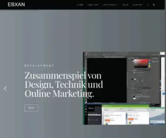 Ebxan.com(Werbeagentur Luzern) Screenshot