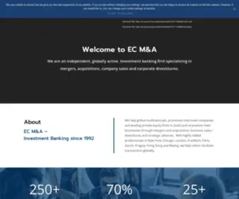 EC-MA.com(EC M&A) Screenshot