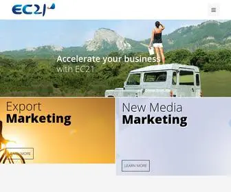 EC21.co.kr(초일류 수출 컨설팅 전문기업) Screenshot