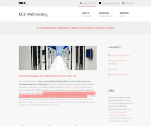 EC3.at(EC3 Webhosting) Screenshot