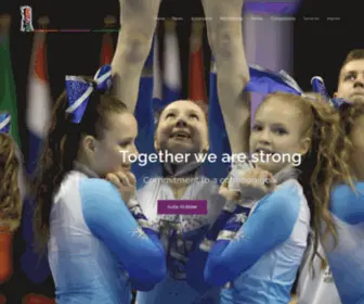 Ecacheer.org(European cheerleading association) Screenshot