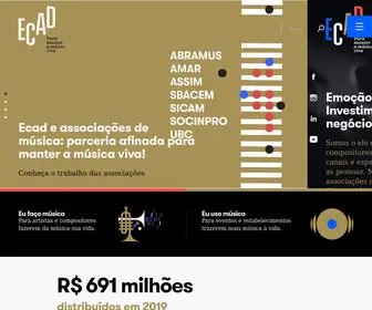 Ecad.org.br(Ecad) Screenshot