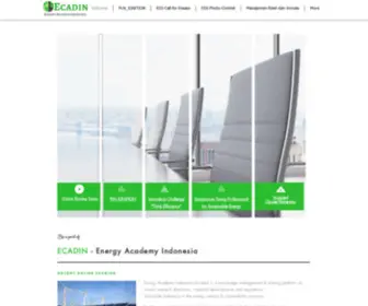 Ecadin.org(Inovasi Energi) Screenshot