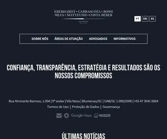 Ecadvogados.com.br(Eberhardt, Carrascoza) Screenshot