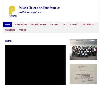 Ecaep.cl(Escuela) Screenshot