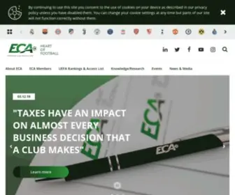 Ecaeurope.com(ECA Home) Screenshot