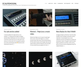 Ecalpemos.nl(I build electronic musical instruments) Screenshot