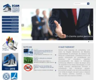 Ecam.pt(Empresa de Consultoria e Assessoria Empresarial da Madeira) Screenshot