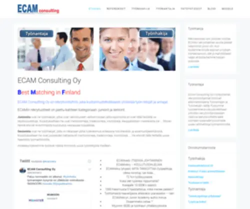 Ecamconsulting.fi(Ecam Consulting Oy) Screenshot