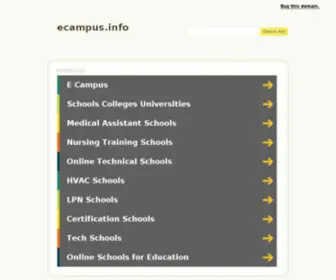 Ecampus.info(Ecampus info) Screenshot