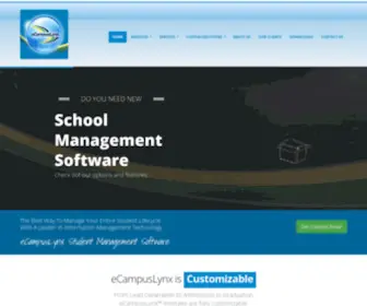 Ecampuslynx.com(School Administration Software) Screenshot