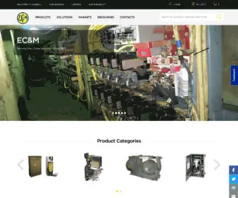 Ecandm.net(The Electric Controller and Manufacturing Company) Screenshot