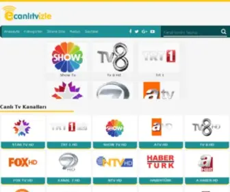 Ecanlitvizle.com(Canl? tv) Screenshot