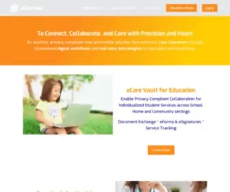 Ecarevault.com(Home) Screenshot
