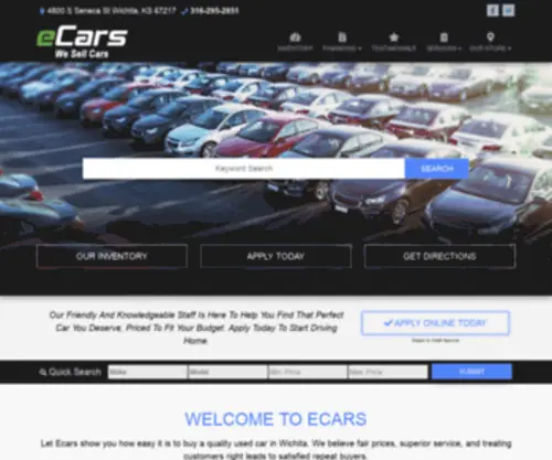 Ecarswichita.com(Used Cars Wichita KS) Screenshot