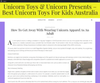 Ecartoys.com(Unicorn Toys & Unicorn Presents) Screenshot