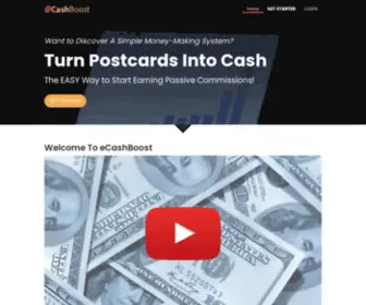 Ecashboost.com(ECash Boost money making system built for Entrepreneurs) Screenshot