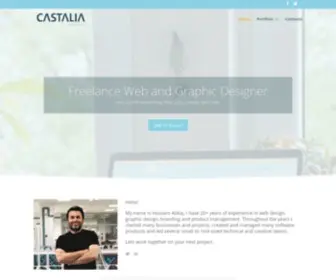 Ecastalia.com(Web and Graphic Designer) Screenshot