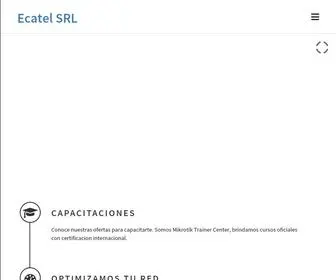 Ecatel.com.mx(Expertos en CApacitaciones en TELecomunicaciones) Screenshot