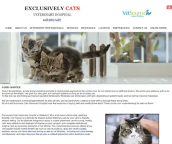 Ecats.vet(Exclusively Cats Veterinary Hospital) Screenshot