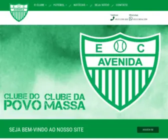 Ecavenida.com.br(Esporte Clube Avenida) Screenshot