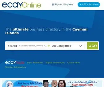 Ecayonline.com(Cayman Islands Business Directory) Screenshot