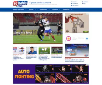 Ecbahia.com(é goleada tricolor na internet) Screenshot
