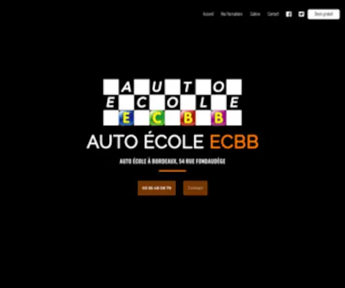 ECBB.fr(Auto Ecole à Bordeaux) Screenshot