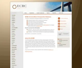 ECBC.eu(European Covered Bond Council) Screenshot