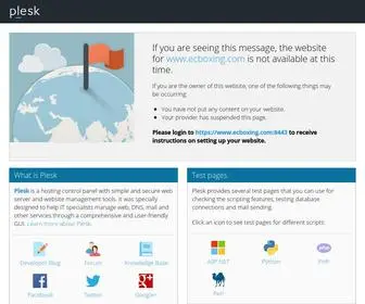 Ecboxing.com(Domain Default page) Screenshot
