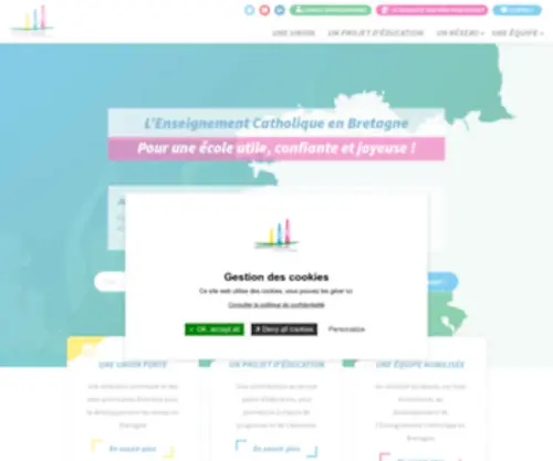 Ecbretagne.org(Enseignement Catholique en Bretagne) Screenshot