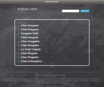 Ecbub.com(Global B2B Marketplace) Screenshot