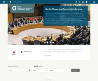 ECC-Platform.org(Climate Diplomacy) Screenshot