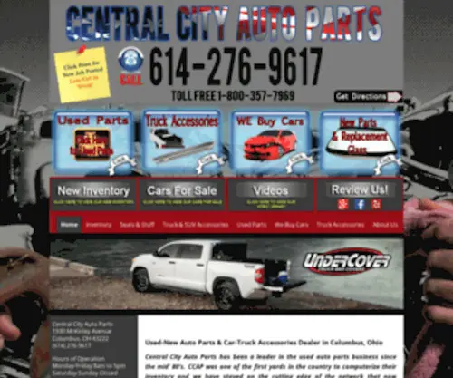 Eccap.com(Columbus-Ohio New & Used Auto Parts) Screenshot