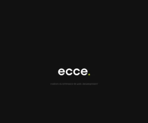 Ecce.uk(Award Winning Ecommerce & Web Dev Studio) Screenshot