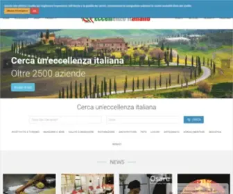 Eccellenzeitaliane.com(Eccellenze Italiane) Screenshot