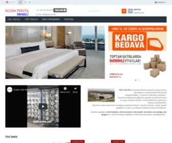 Eccem.com(Eccem Tekstil) Screenshot