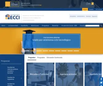 Ecci.edu.co(Universidad ECCI) Screenshot