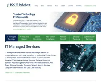 Eccitsolutions.com(ECC IT Solutions) Screenshot