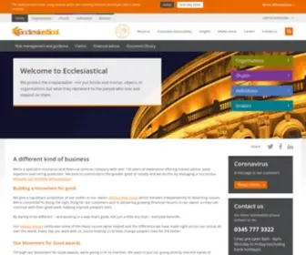Ecclesiastical.com(Specialist Insurance & Financial Services) Screenshot