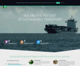 Ecco-Freight.com(Ecco-Freight, sustainable freight transport) Screenshot