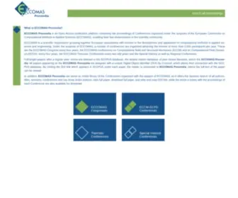 Eccomasproceedia.org(Eccomas Proceeddia) Screenshot